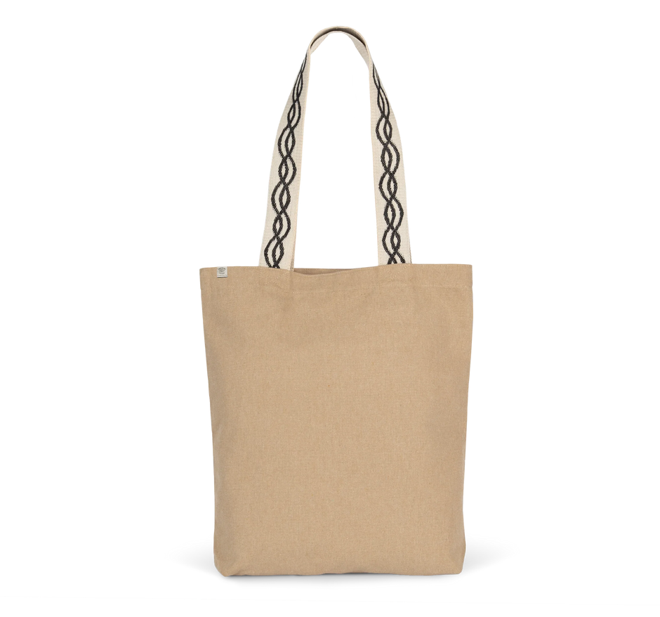 KINS116 - Sac shopping recyclé à fond plat - Occifloc