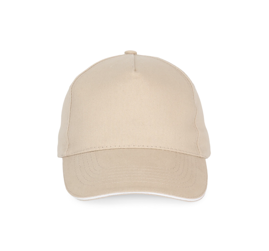 KP124 - Casquette avec sandwich contrasté - 5 panneaux - Occifloc