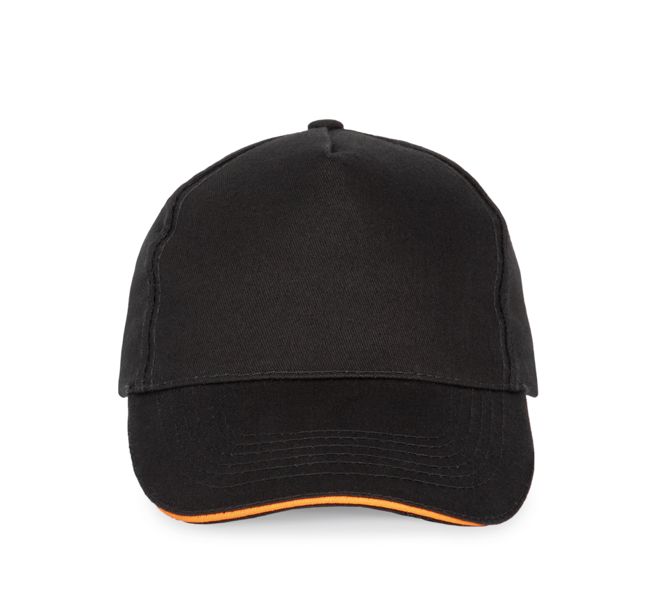 KP124 - Casquette avec sandwich contrasté - 5 panneaux - Occifloc