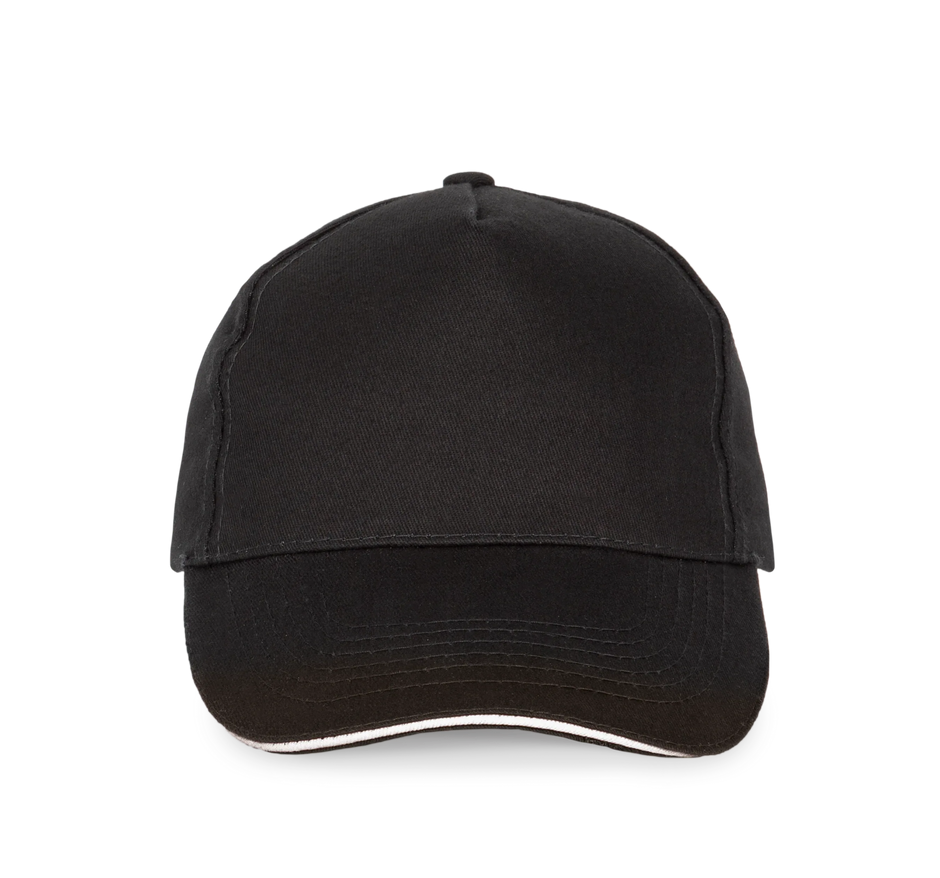 KP124 - Casquette avec sandwich contrasté - 5 panneaux - Occifloc