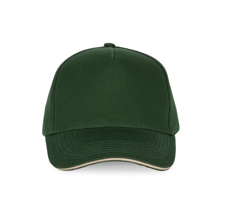 KP124 - Casquette avec sandwich contrasté - 5 panneaux - Occifloc