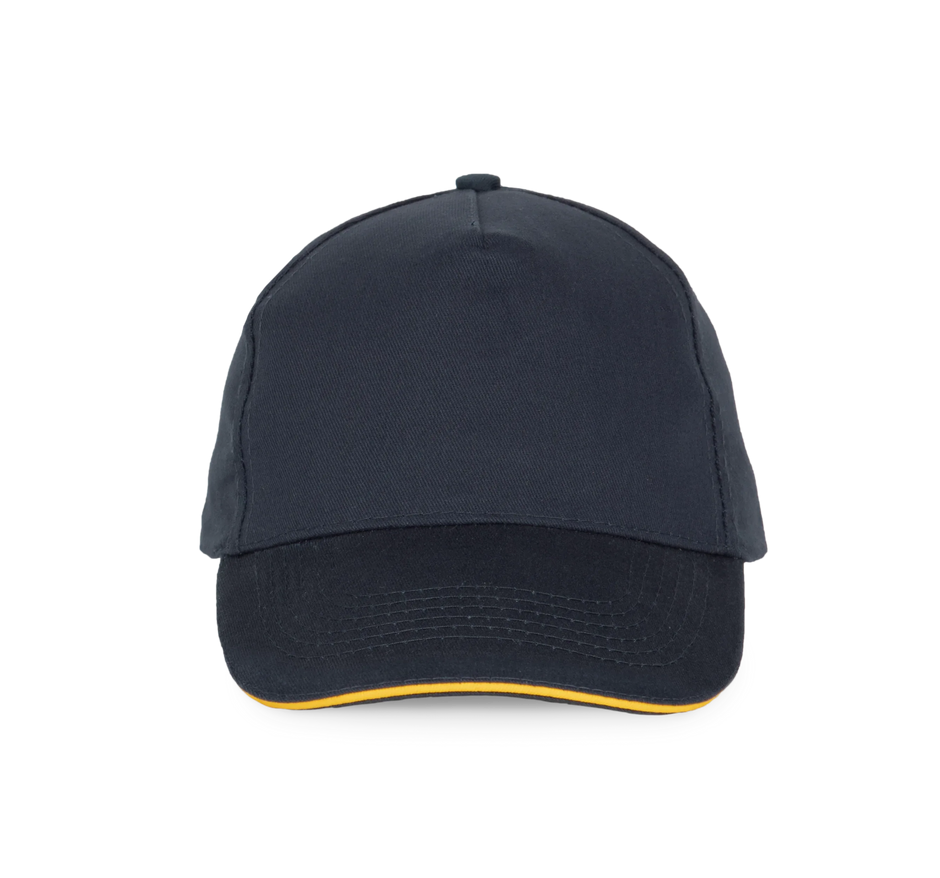 KP124 - Casquette avec sandwich contrasté - 5 panneaux - Occifloc