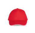 KP124 - Casquette avec sandwich contrasté - 5 panneaux - Occifloc