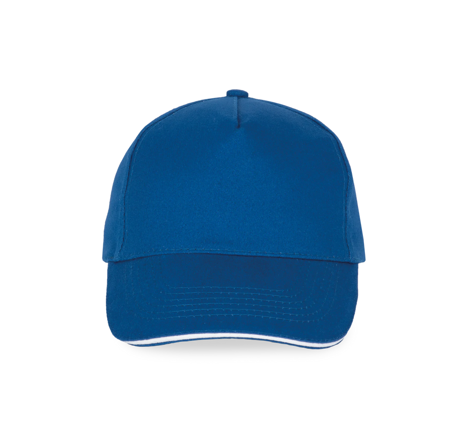 KP124 - Casquette avec sandwich contrasté - 5 panneaux - Occifloc