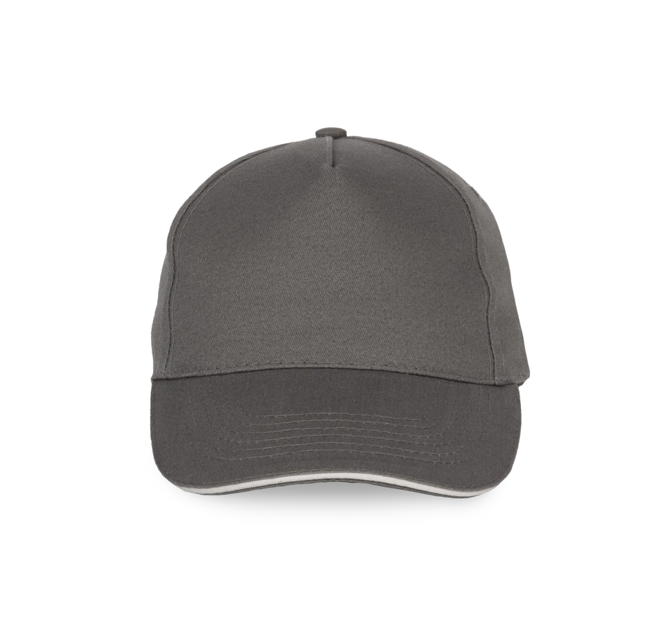 KP124 - Casquette avec sandwich contrasté - 5 panneaux - Occifloc