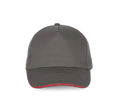 KP124 - Casquette avec sandwich contrasté - 5 panneaux - Occifloc