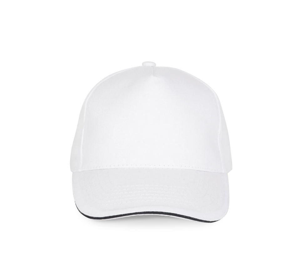 KP124 - Casquette avec sandwich contrasté - 5 panneaux - Occifloc