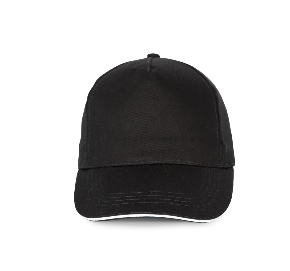 KP130 - Casquette sandwich contrasté - 5 panneaux - Occifloc