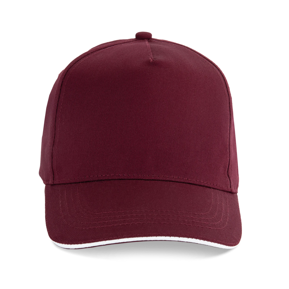 KP130 - Casquette sandwich contrasté - 5 panneaux - Occifloc