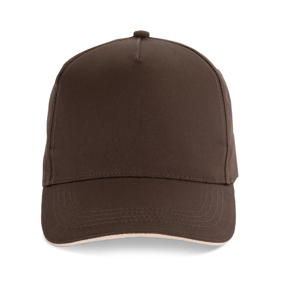KP130 - Casquette sandwich contrasté - 5 panneaux - Occifloc