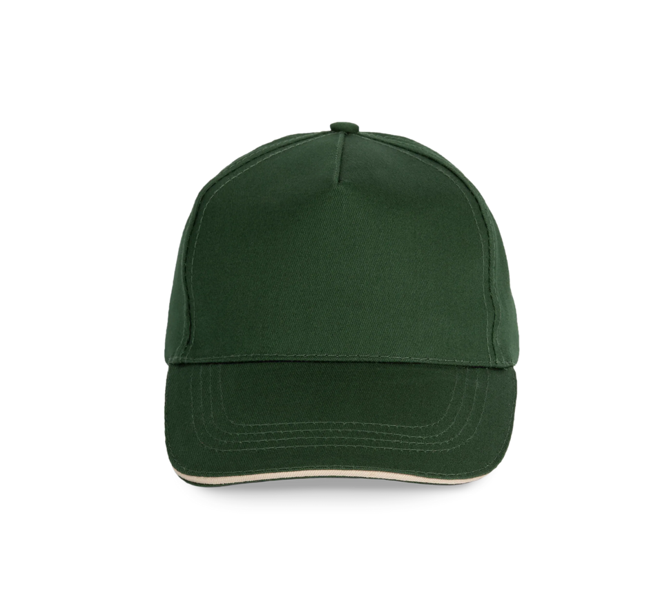 KP130 - Casquette sandwich contrasté - 5 panneaux - Occifloc