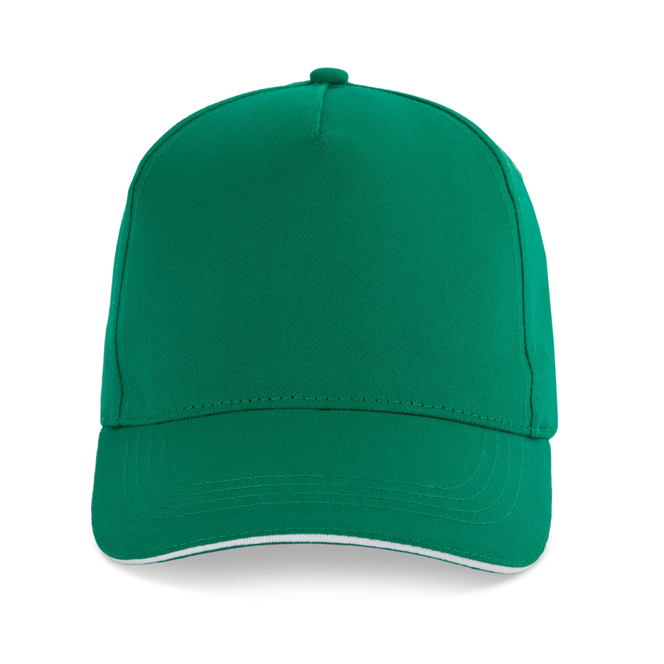 KP130 - Casquette sandwich contrasté - 5 panneaux - Occifloc