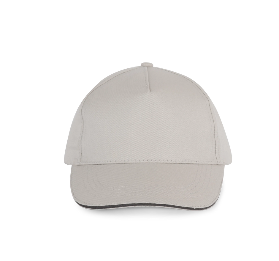 KP130 - Casquette sandwich contrasté - 5 panneaux - Occifloc