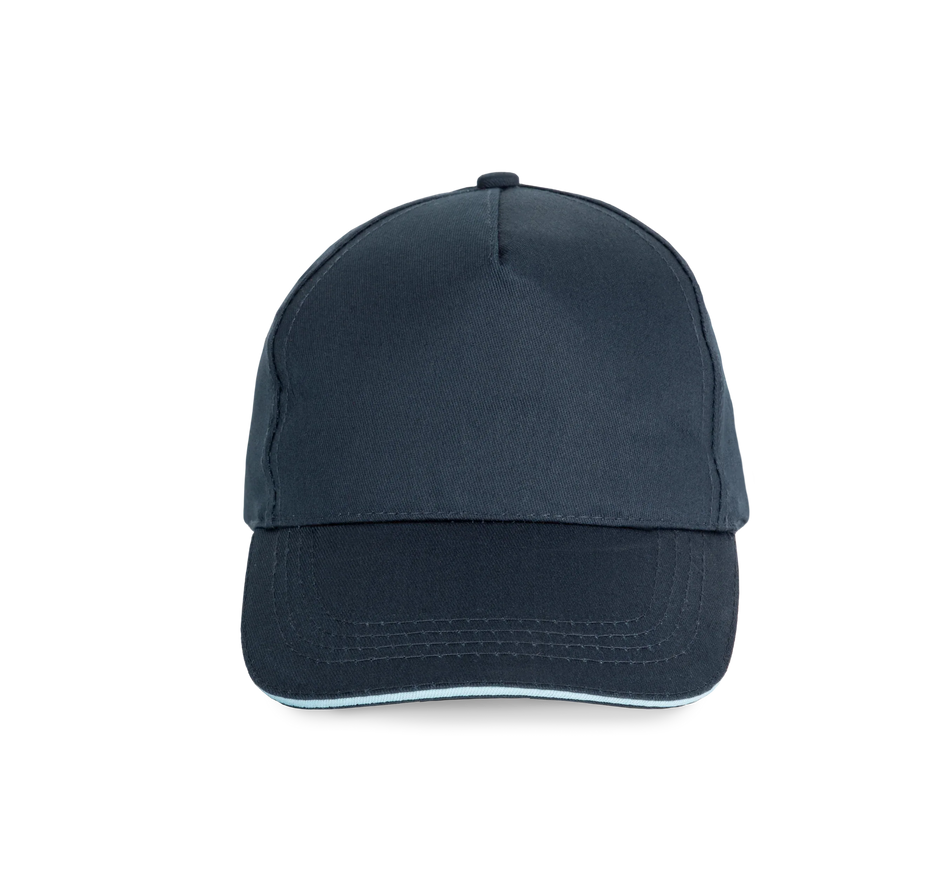 KP130 - Casquette sandwich contrasté - 5 panneaux - Occifloc