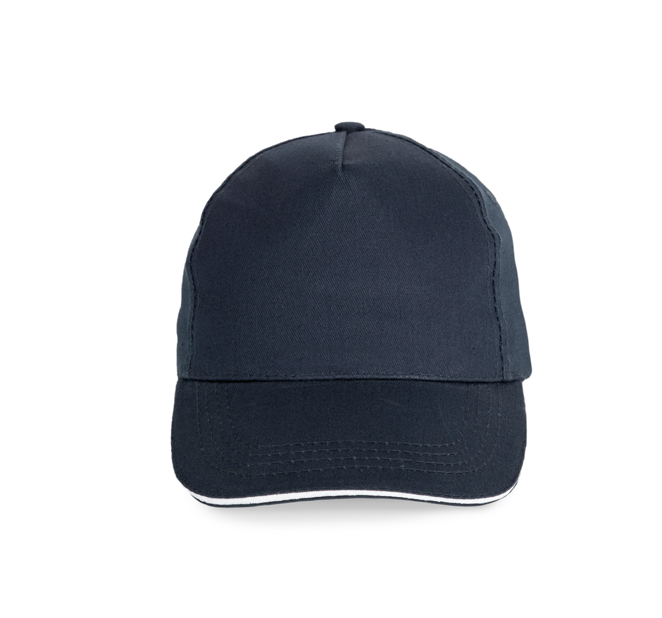 KP130 - Casquette sandwich contrasté - 5 panneaux - Occifloc