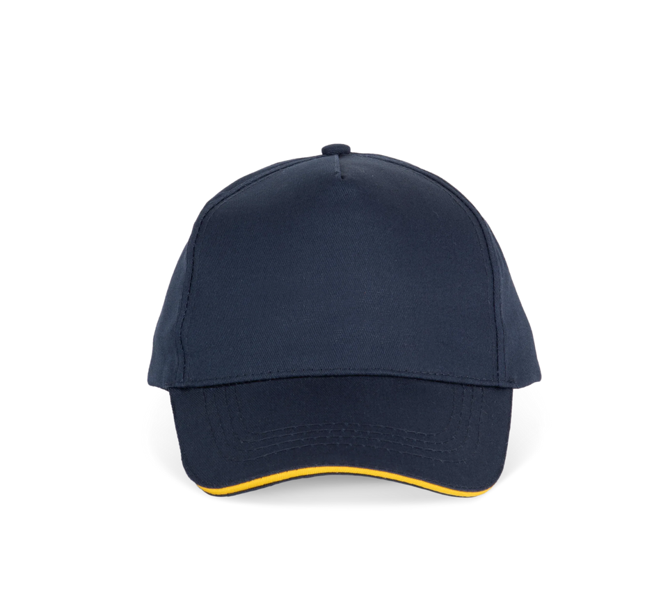 KP130 - Casquette sandwich contrasté - 5 panneaux - Occifloc
