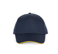 KP130 - Casquette sandwich contrasté - 5 panneaux - Occifloc