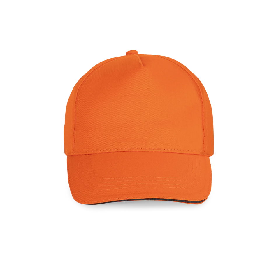 KP130 - Casquette sandwich contrasté - 5 panneaux - Occifloc