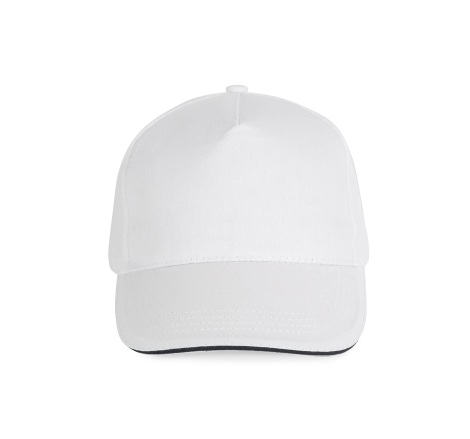KP130 - Casquette sandwich contrasté - 5 panneaux - Occifloc