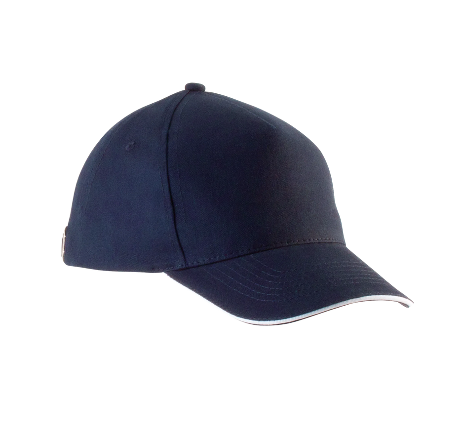 KP148 - Casquette enfant avec sandwich contrasté - 5 panneaux - Occifloc