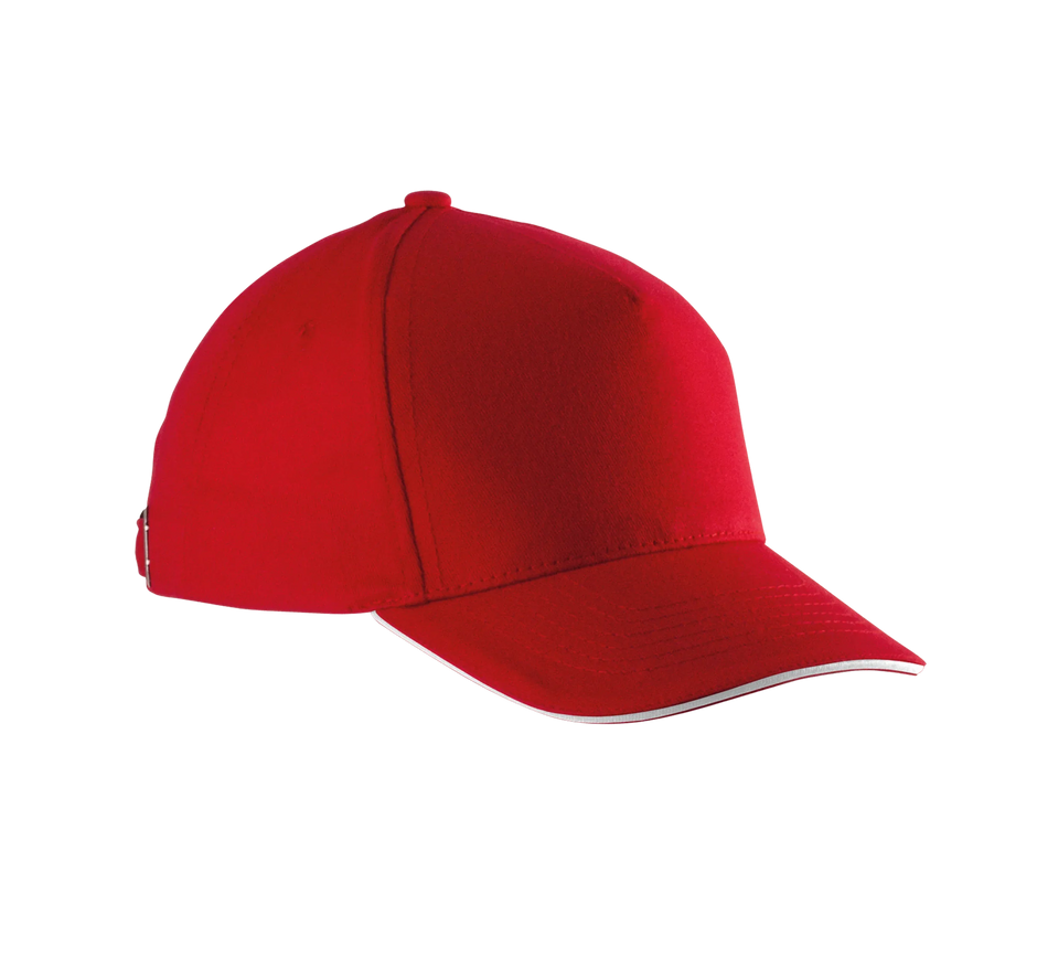 KP148 - Casquette enfant avec sandwich contrasté - 5 panneaux - Occifloc