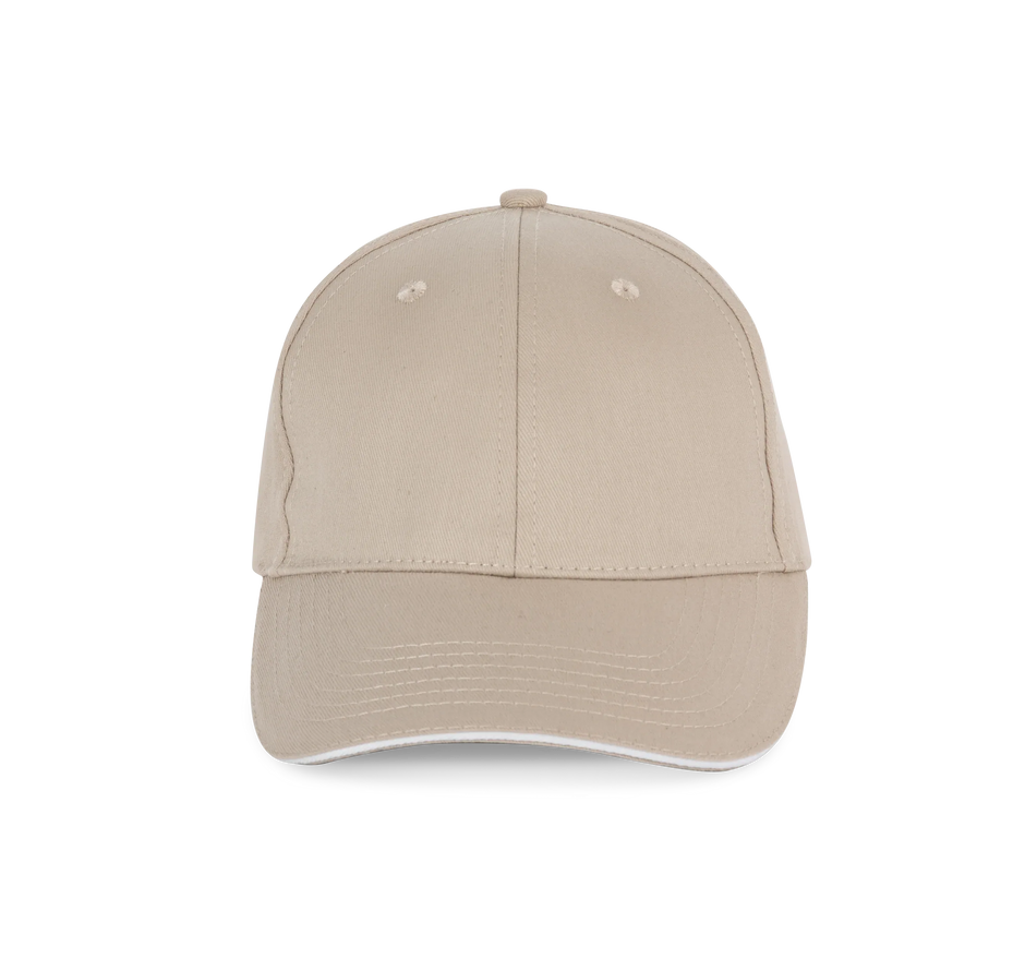 KP153 - Casquette avec sandwich contrasté - 6 panneaux - Occifloc