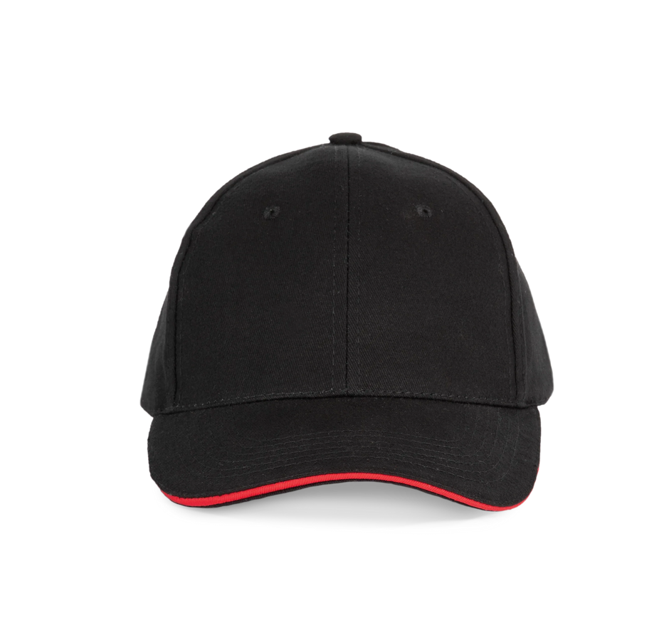KP153 - Casquette avec sandwich contrasté - 6 panneaux - Occifloc