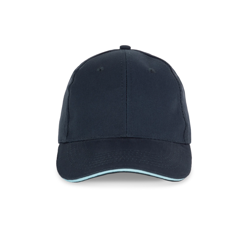 KP153 - Casquette avec sandwich contrasté - 6 panneaux - Occifloc