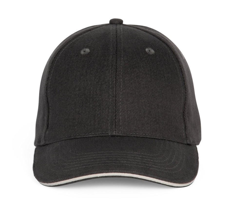 KP196 - Casquette Baseball avec sandwich - 6 panneaux - Occifloc