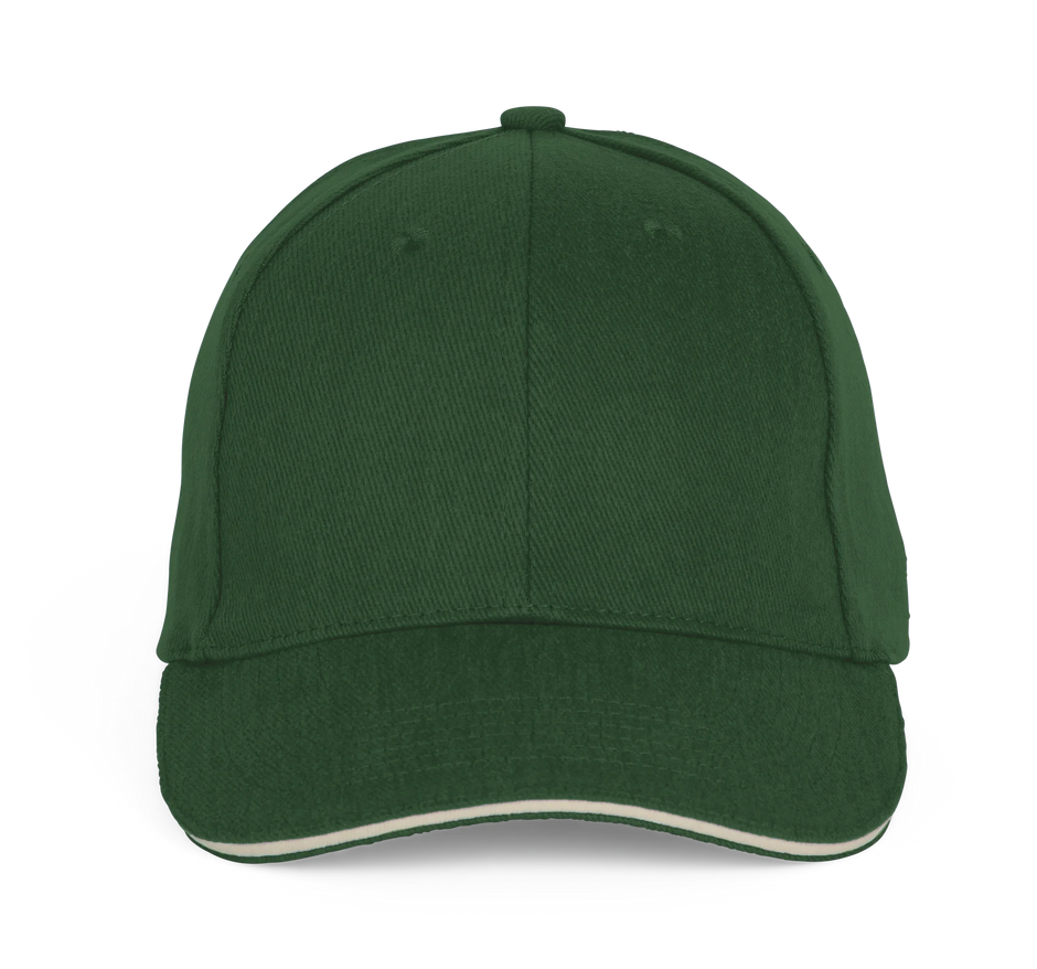 KP196 - Casquette Baseball avec sandwich - 6 panneaux - Occifloc