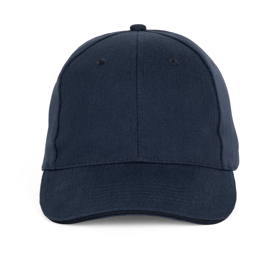KP196 - Casquette Baseball avec sandwich - 6 panneaux - Occifloc