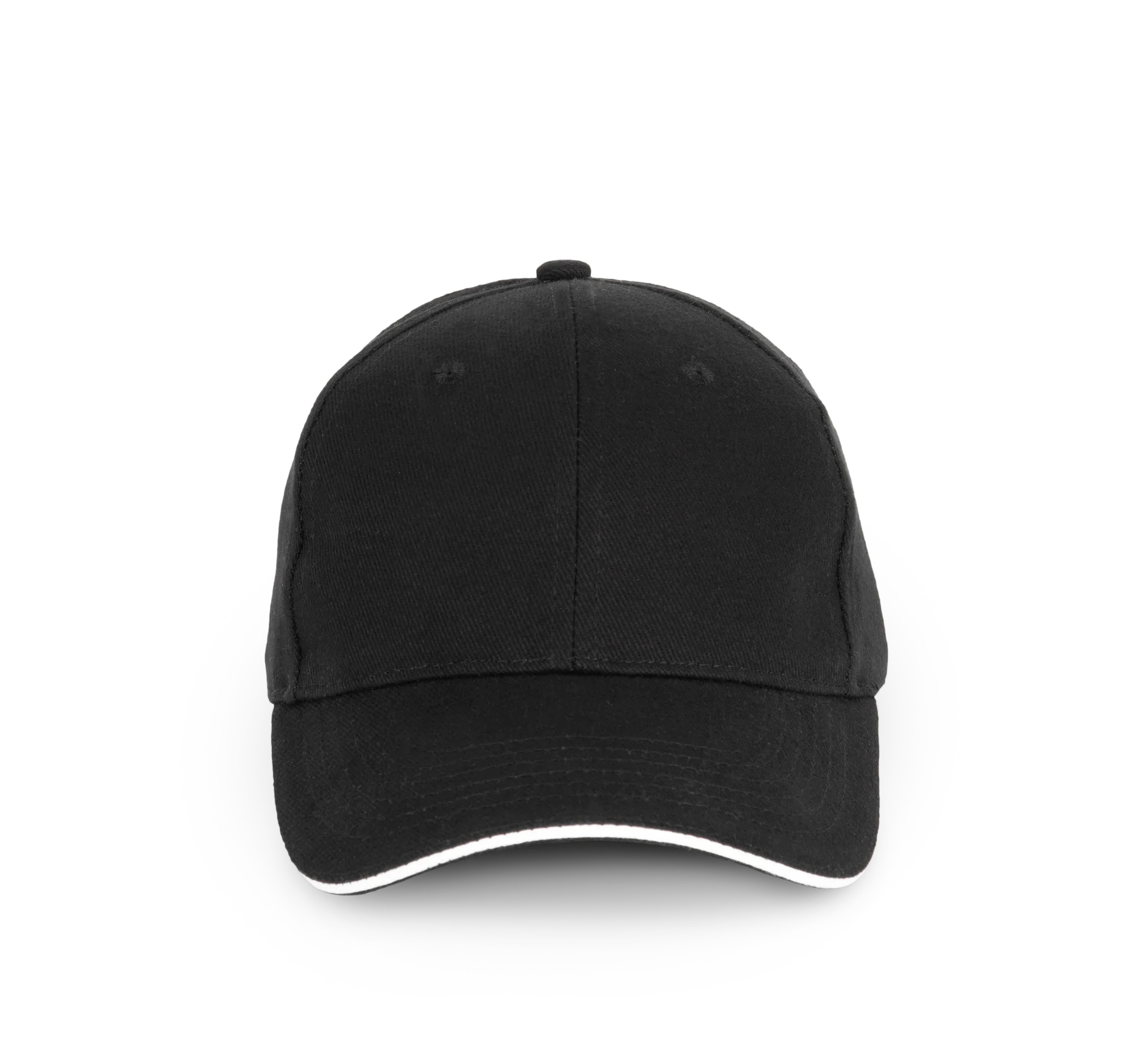 KP198 - Casquette en coton biologique à sandwich contrasté - 6 panneaux - Occifloc