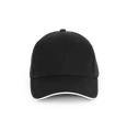 KP198 - Casquette en coton biologique à sandwich contrasté - 6 panneaux - Occifloc