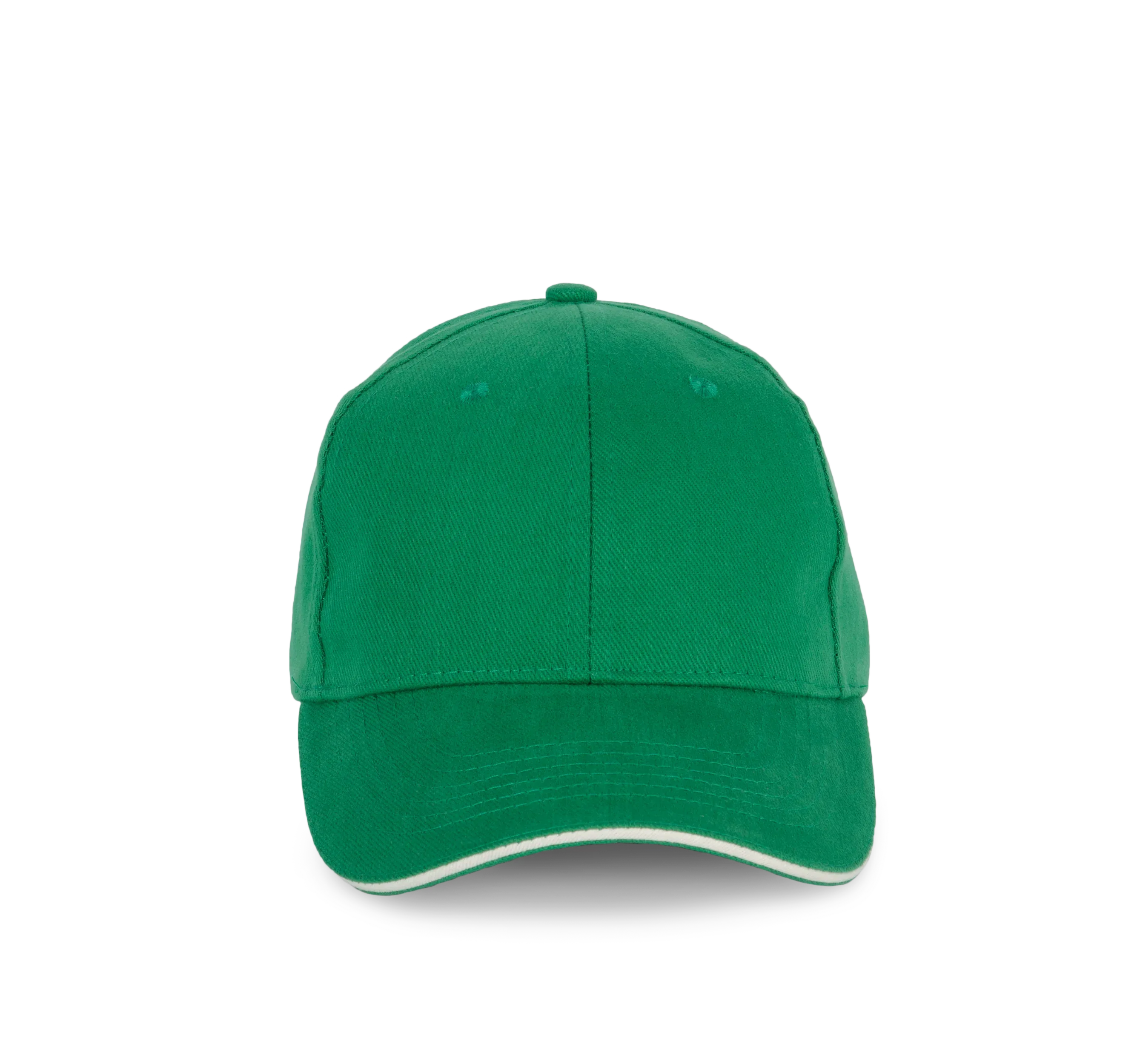 KP198 - Casquette en coton biologique à sandwich contrasté - 6 panneaux - Occifloc