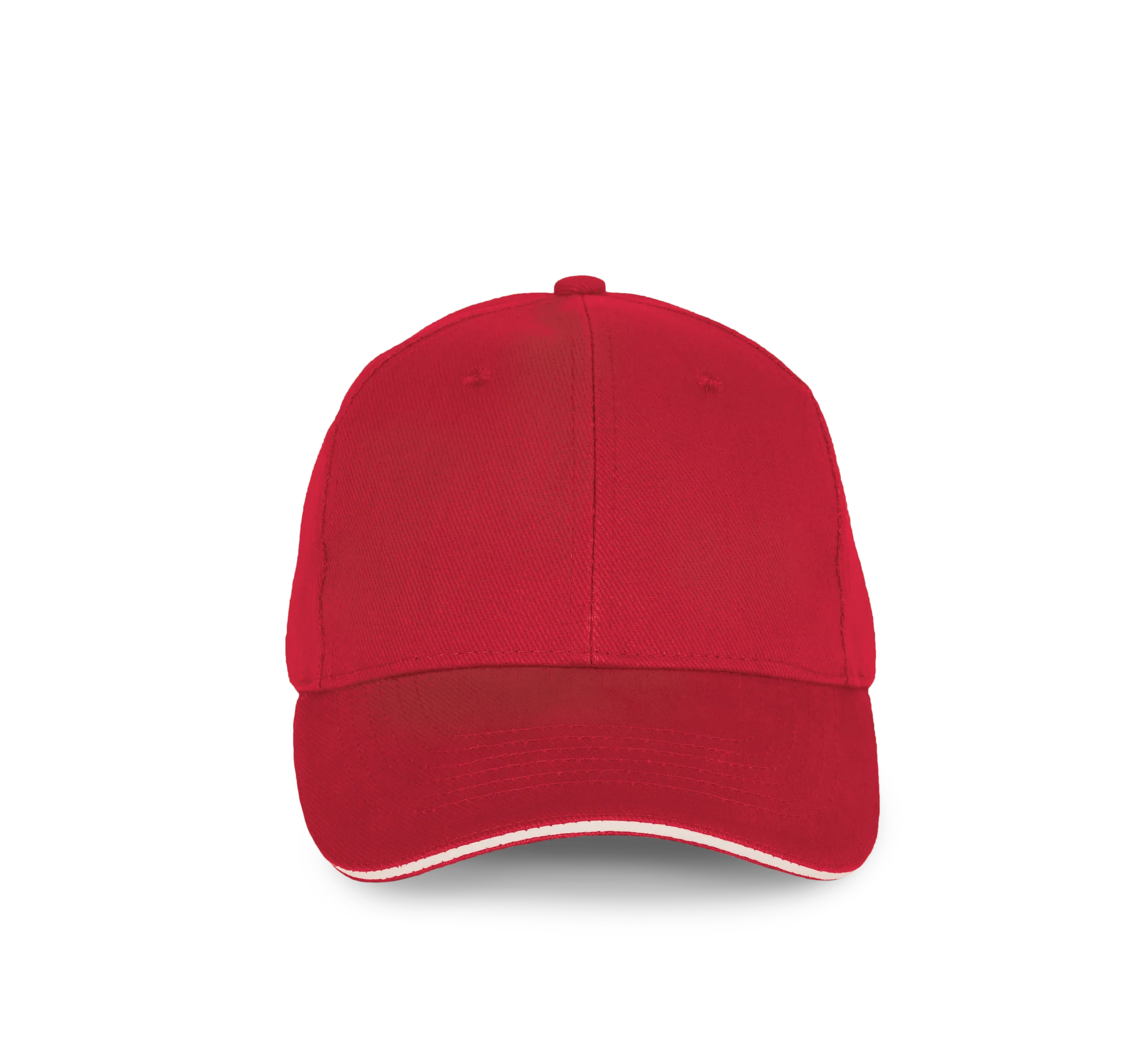 KP198 - Casquette en coton biologique à sandwich contrasté - 6 panneaux - Occifloc