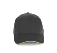 KP198 - Casquette en coton biologique à sandwich contrasté - 6 panneaux - Occifloc