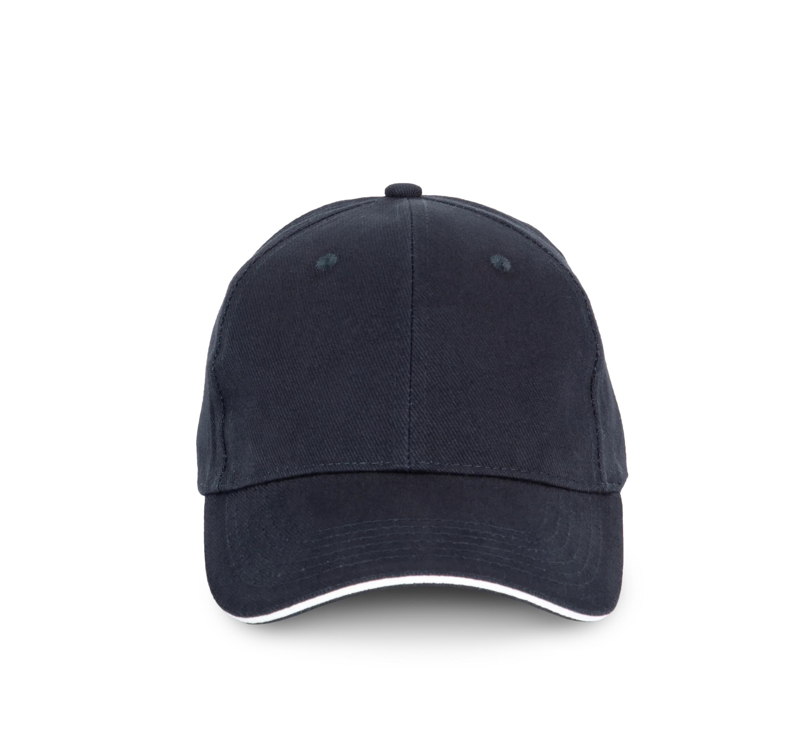 KP198 - Casquette en coton biologique à sandwich contrasté - 6 panneaux - Occifloc