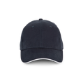 KP198 - Casquette en coton biologique à sandwich contrasté - 6 panneaux - Occifloc