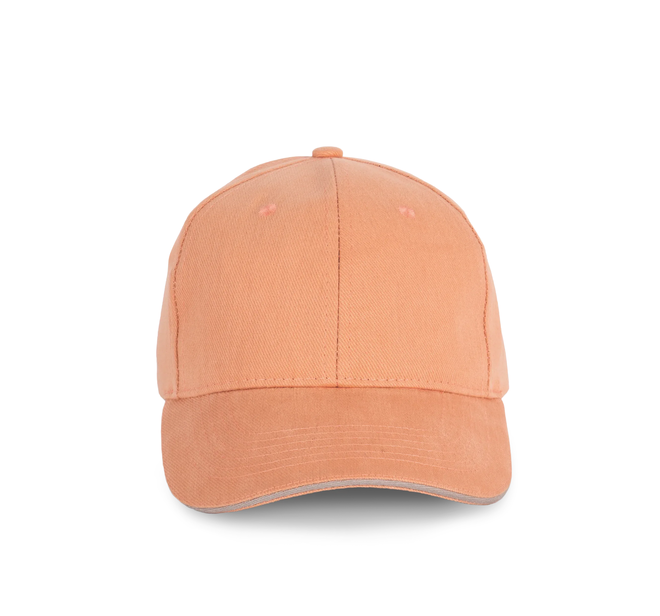 KP198 - Casquette en coton biologique à sandwich contrasté - 6 panneaux - Occifloc