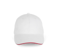 KP198 - Casquette en coton biologique à sandwich contrasté - 6 panneaux - Occifloc