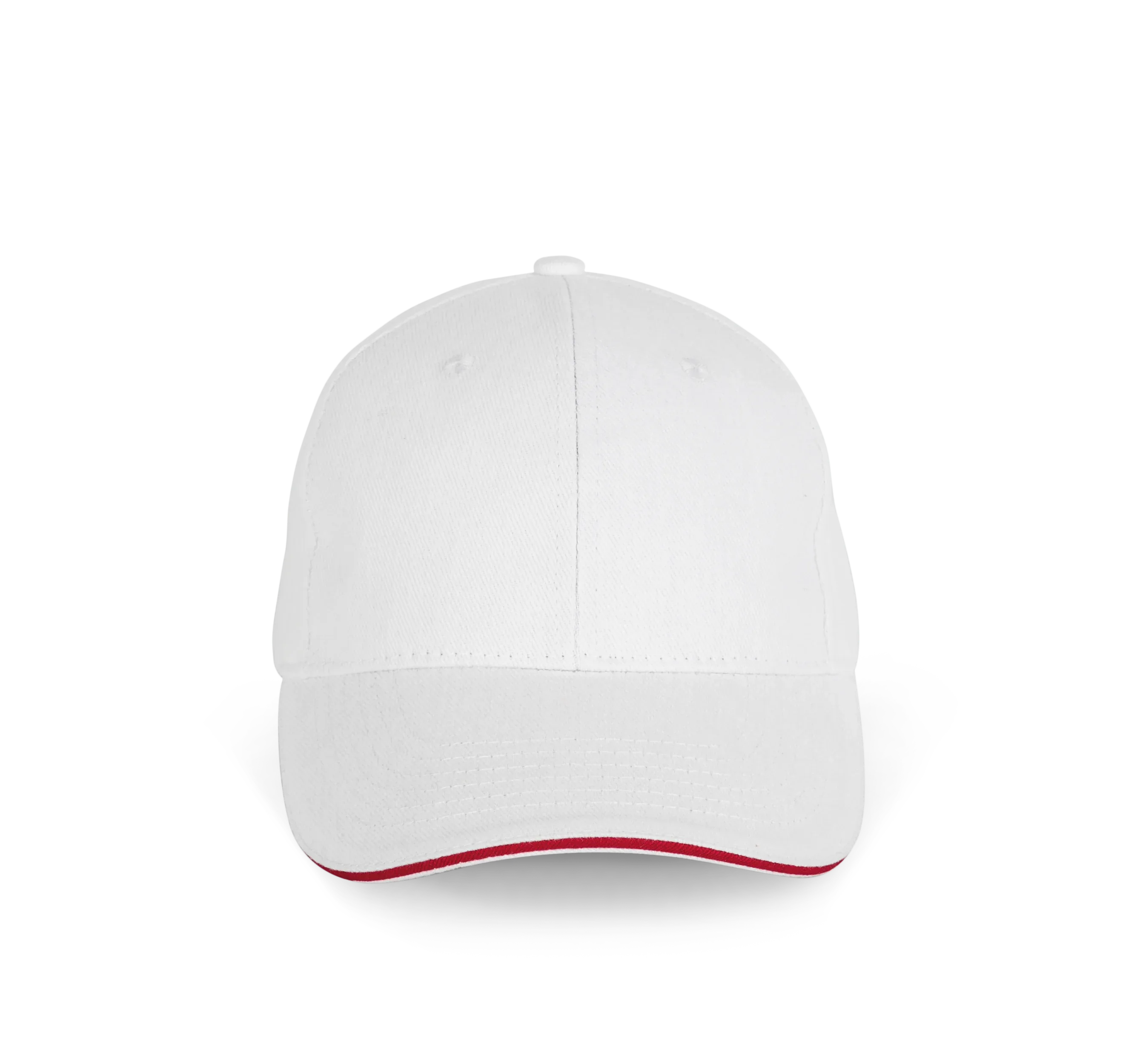 KP198 - Casquette en coton biologique à sandwich contrasté - 6 panneaux - Occifloc