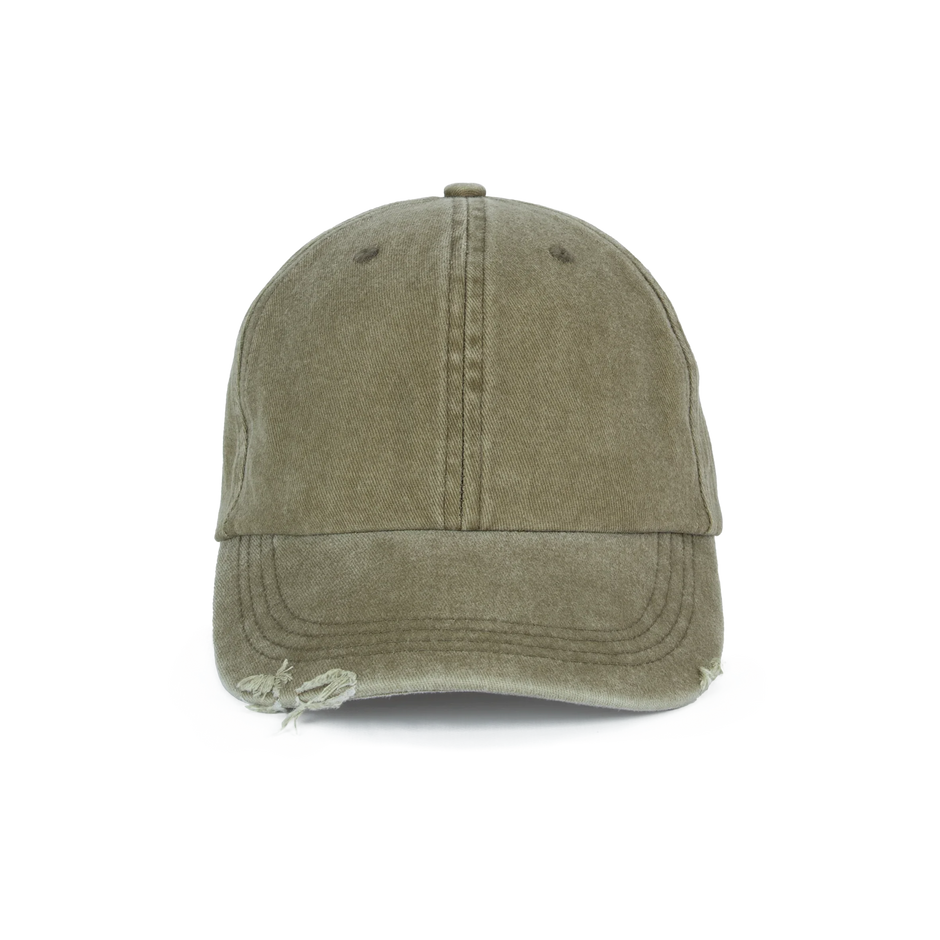 KP235 - Casquette vintage effet déchiré - 6 panneaux - Occifloc