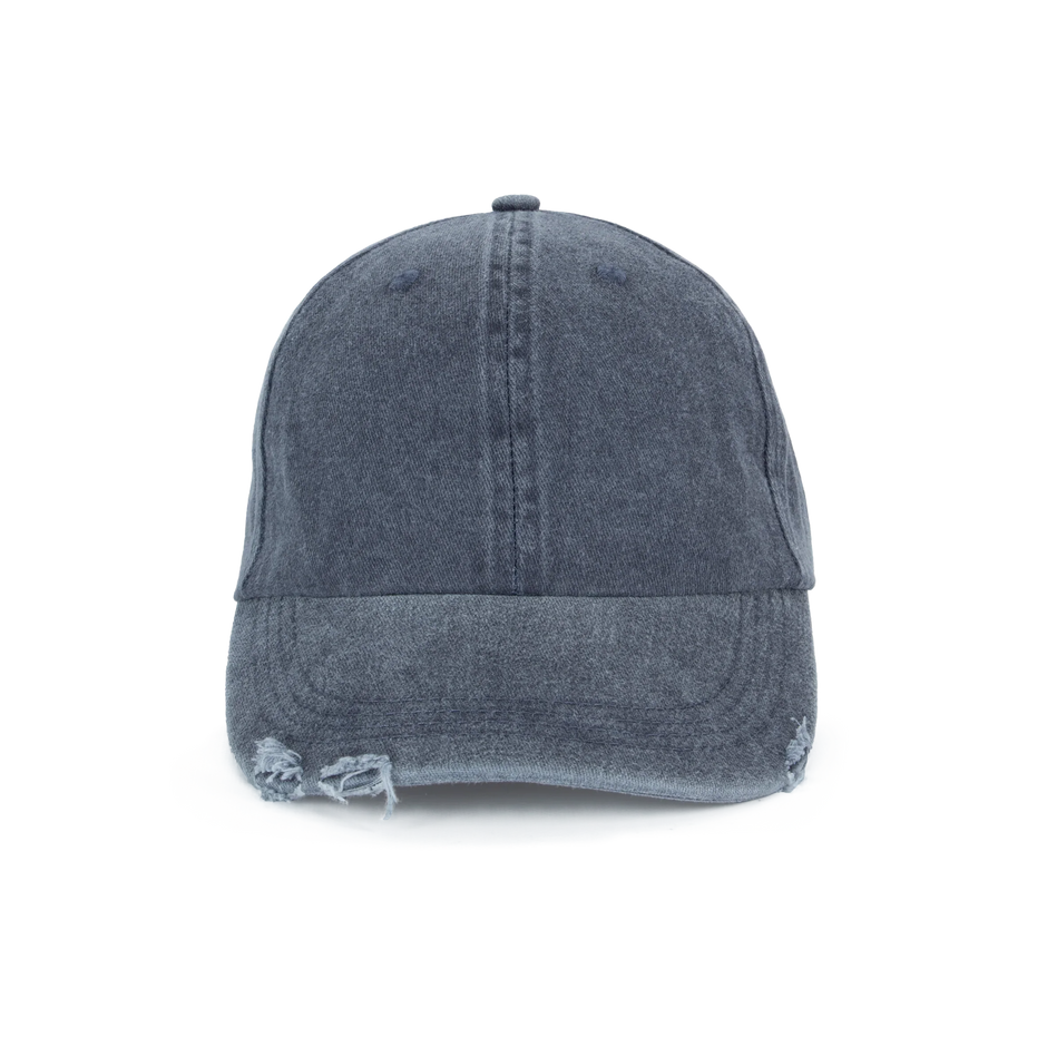 KP235 - Casquette vintage effet déchiré - 6 panneaux - Occifloc