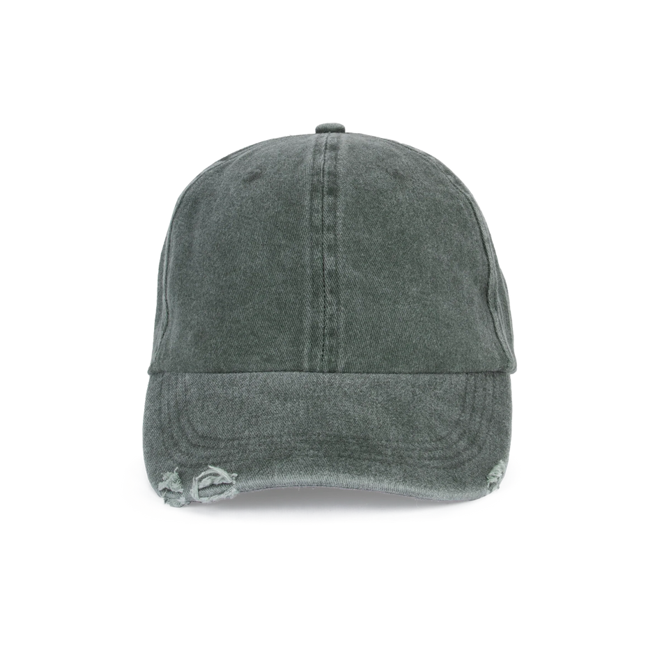 KP235 - Casquette vintage effet déchiré - 6 panneaux - Occifloc
