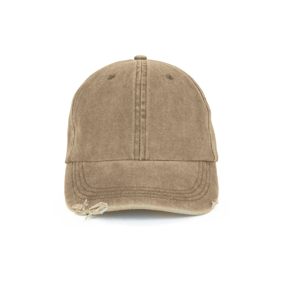 KP235 - Casquette vintage effet déchiré - 6 panneaux - Occifloc