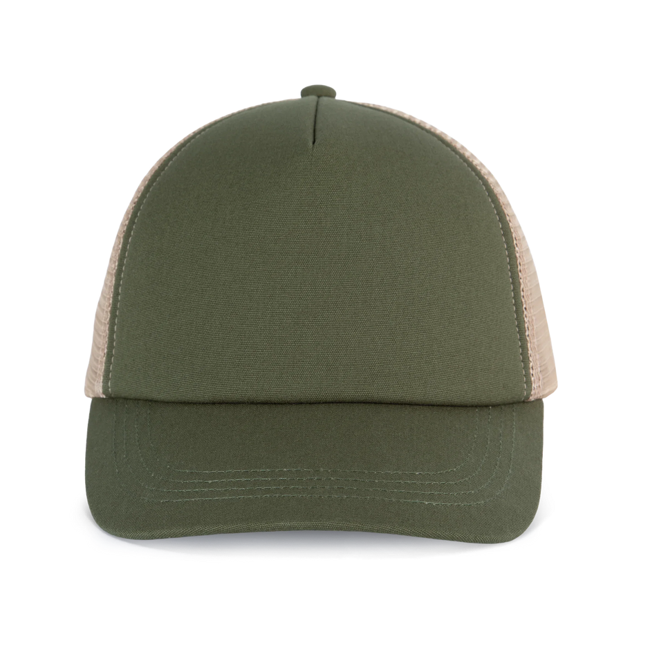 KP240 - Casquette trucker 5 panneaux en coton canvas - K-up Gold Label - Occifloc