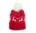KP512 - Bonnet de Noël motifs rennes - Occifloc