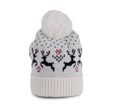 KP512 - Bonnet de Noël motifs rennes - Occifloc