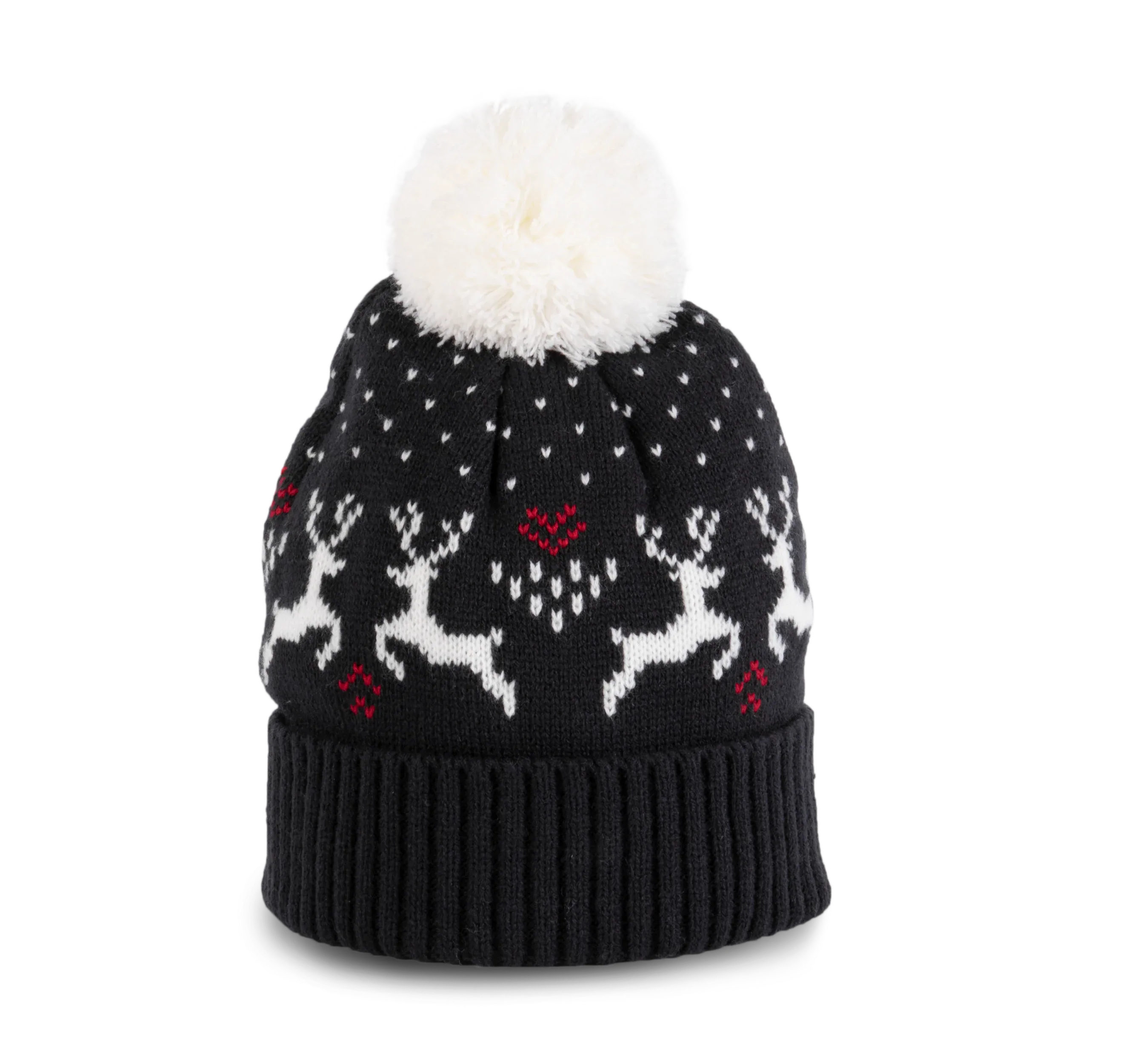 KP512 - Bonnet de Noël motifs rennes - Occifloc