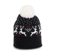 KP512 - Bonnet de Noël motifs rennes - Occifloc